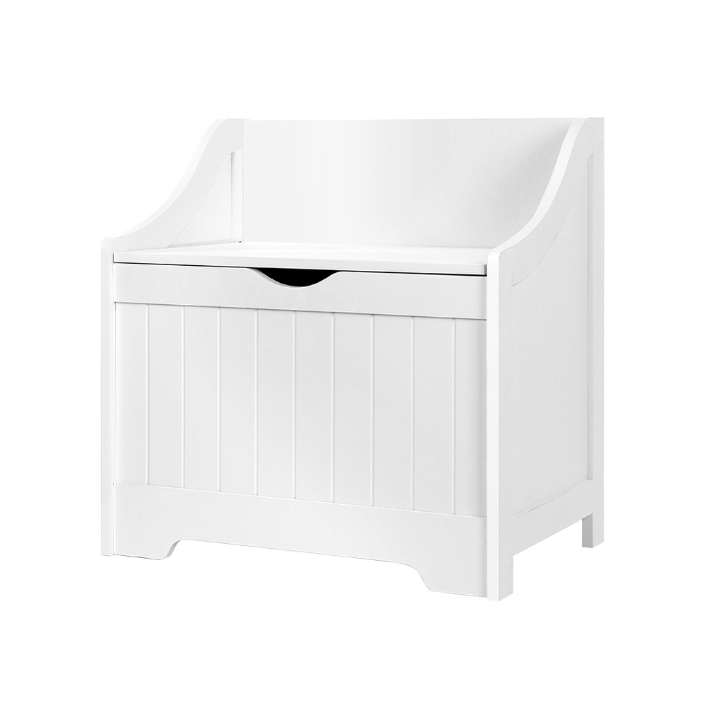 Keezi 2-in-1 Square Toy Box Chest Bench Seat