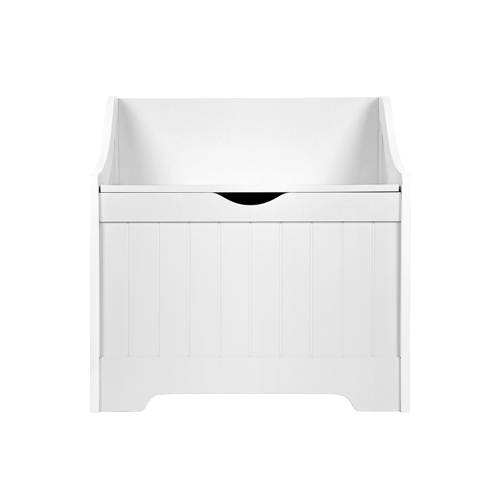 Keezi 2-in-1 Square Toy Box Chest Bench Seat view 3
