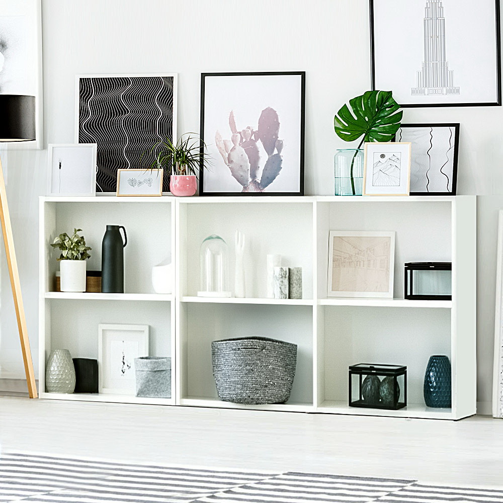 Artiss Vena Bookshelf Set of 3 White
