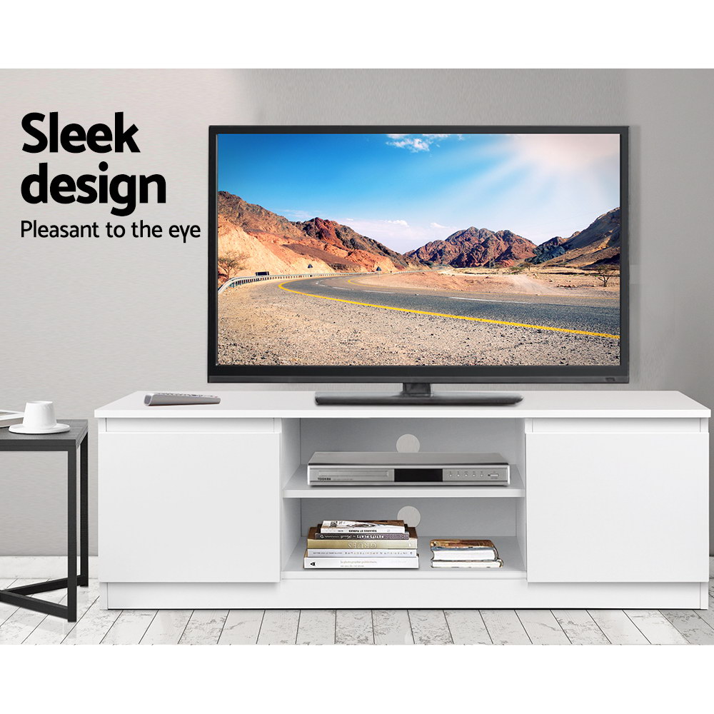 Artiss Anita TV Cabinet Entertainment Unit 120cm White view 5