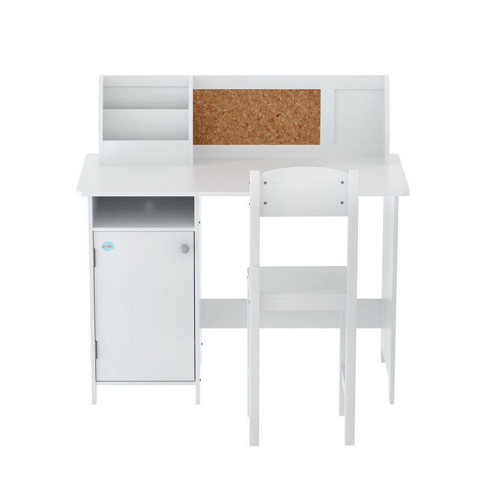 Keezi Table and Chair Set with Cabinet Storage view 5