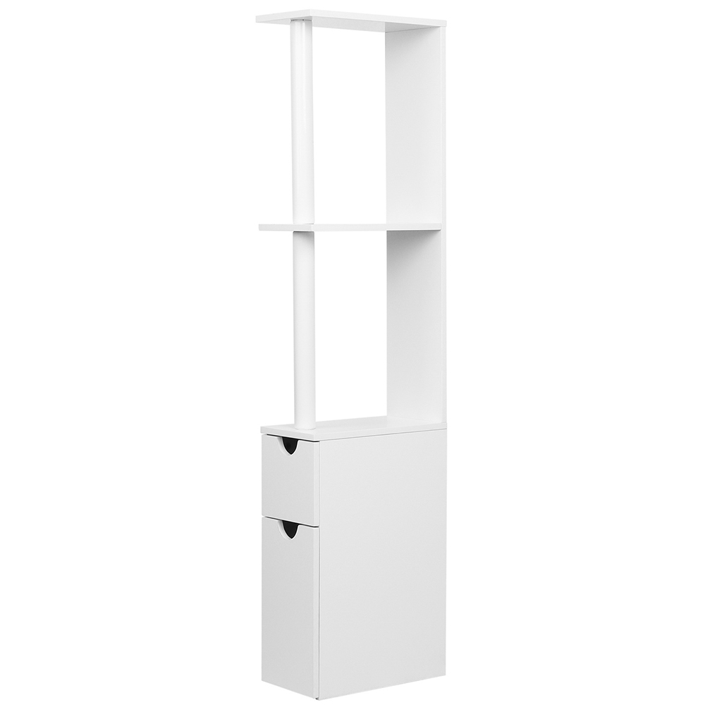 Artiss Bathroom Cabinet Storage Shelf 118cm White view 3