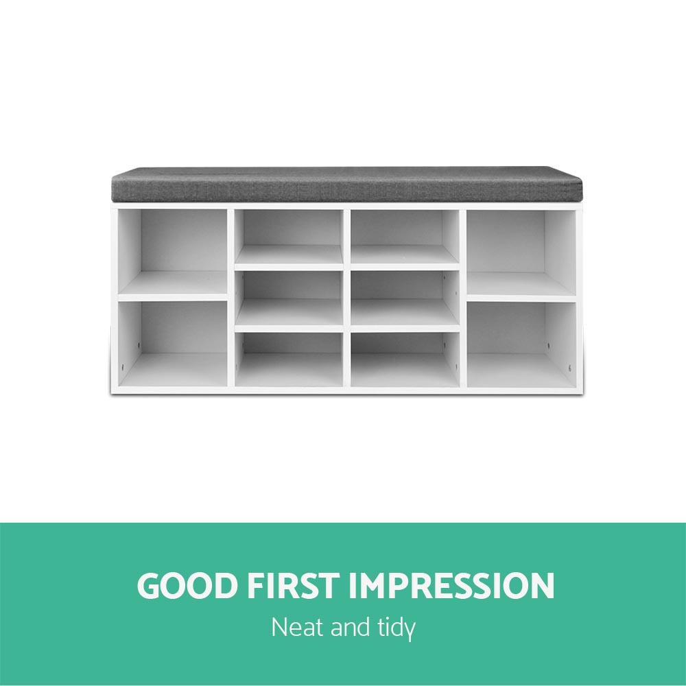Artiss BOA Storage Cabinet Bench view 3