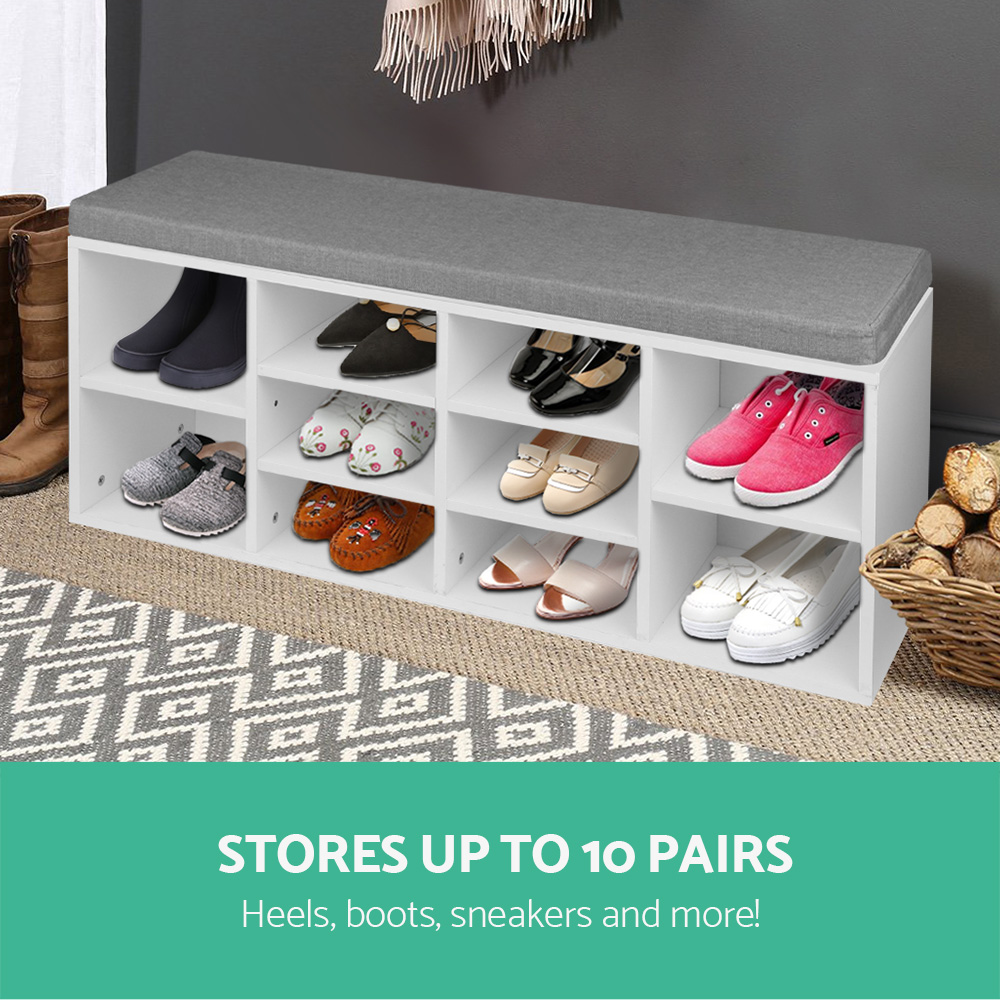 Artiss BOA Storage Cabinet Bench view 4