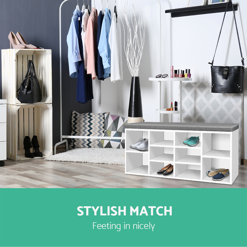 Artiss BOA Storage Cabinet Bench view 5