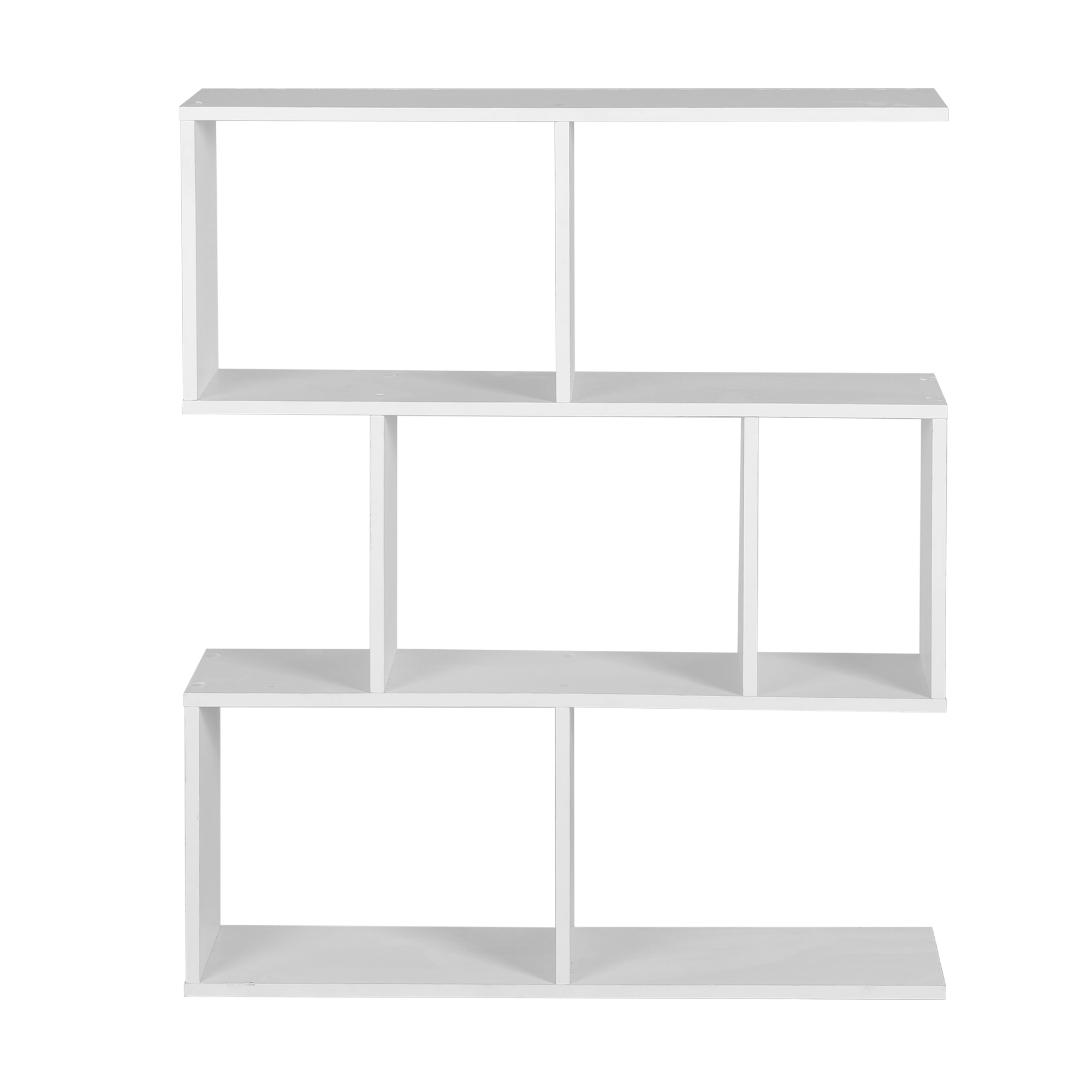 Artiss Floating Wall Shelf 3-Tier Storage Organiser White view 4