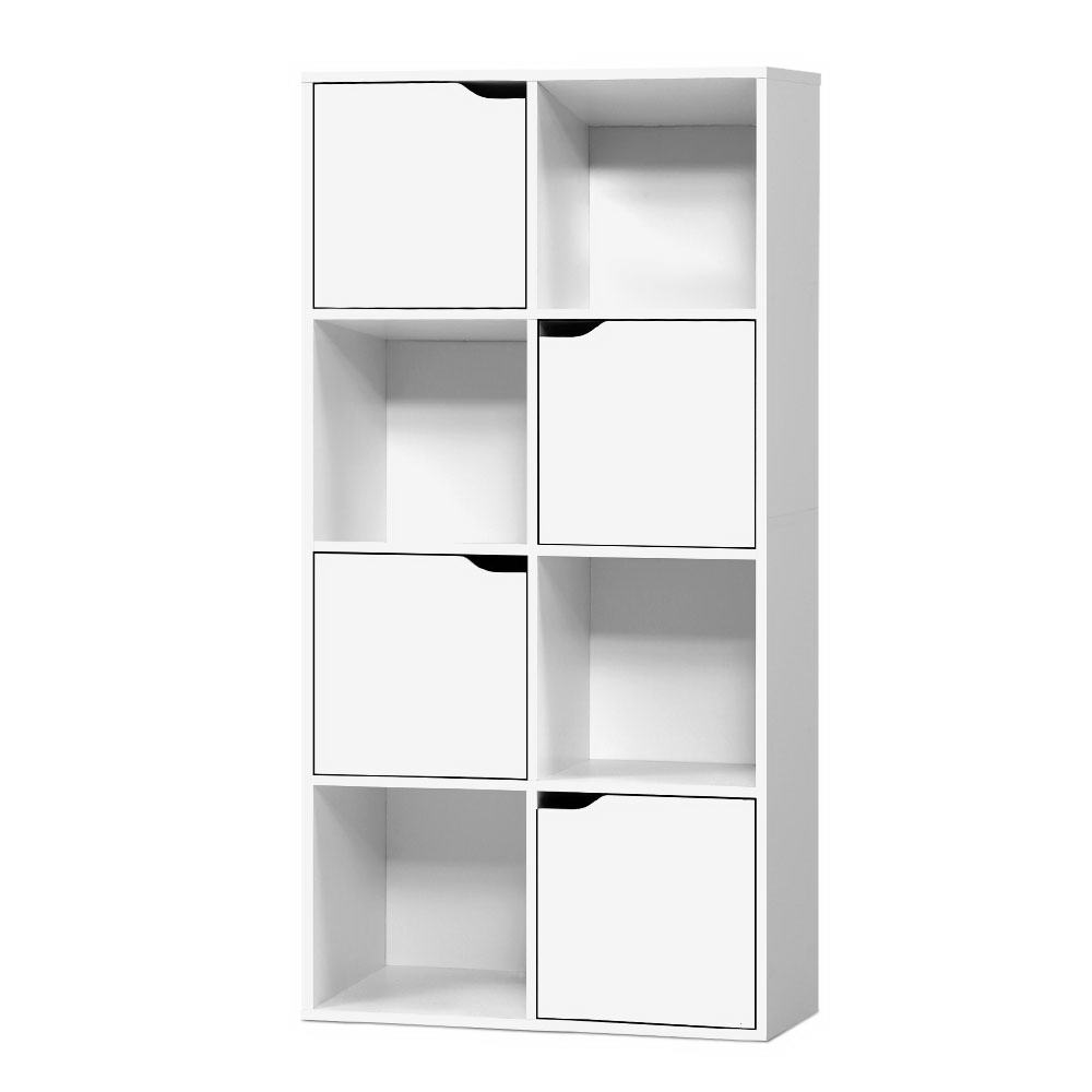 Artiss Dana 8-Cube Bookshelf White view 3