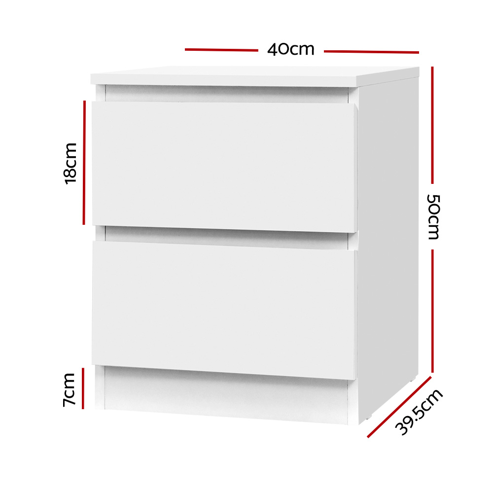 Artiss PEPE Bedside Table, Single or Pair view 2