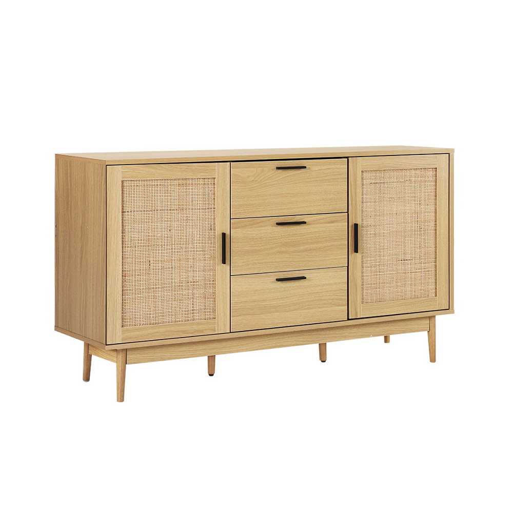 Artiss Rattan Buffet Sideboard Briony Oak