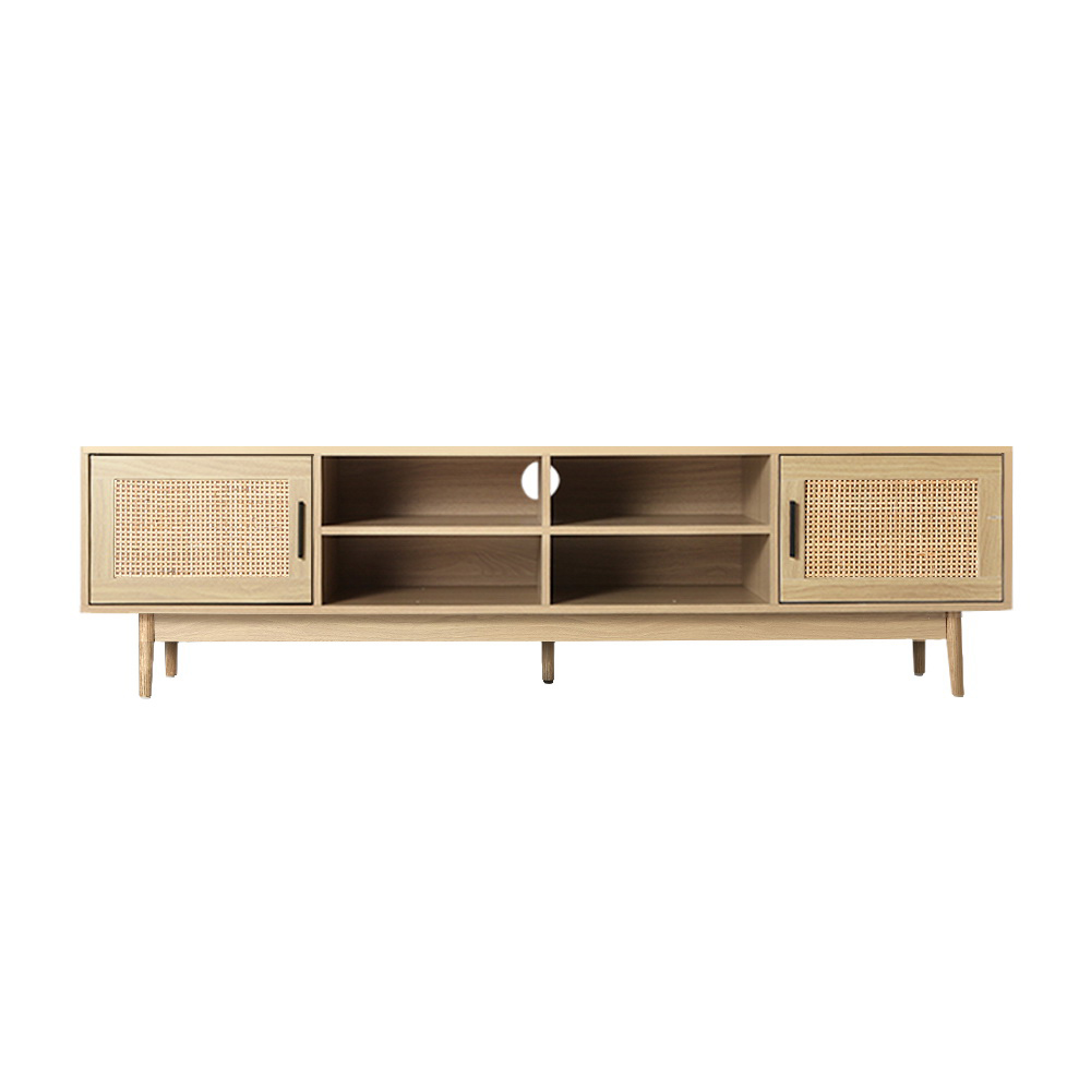Artiss Cole Rattan TV Cabinet Entertainment Unit 180cm view 5