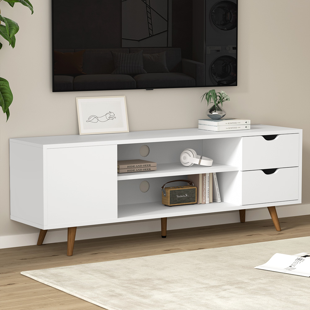 Artiss Larin TV Cabinet Entertainment Unit 120cm White