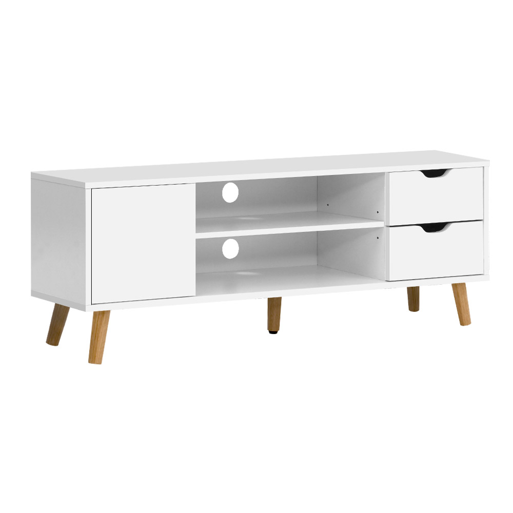 Artiss Larin TV Cabinet Entertainment Unit 120cm White view 3