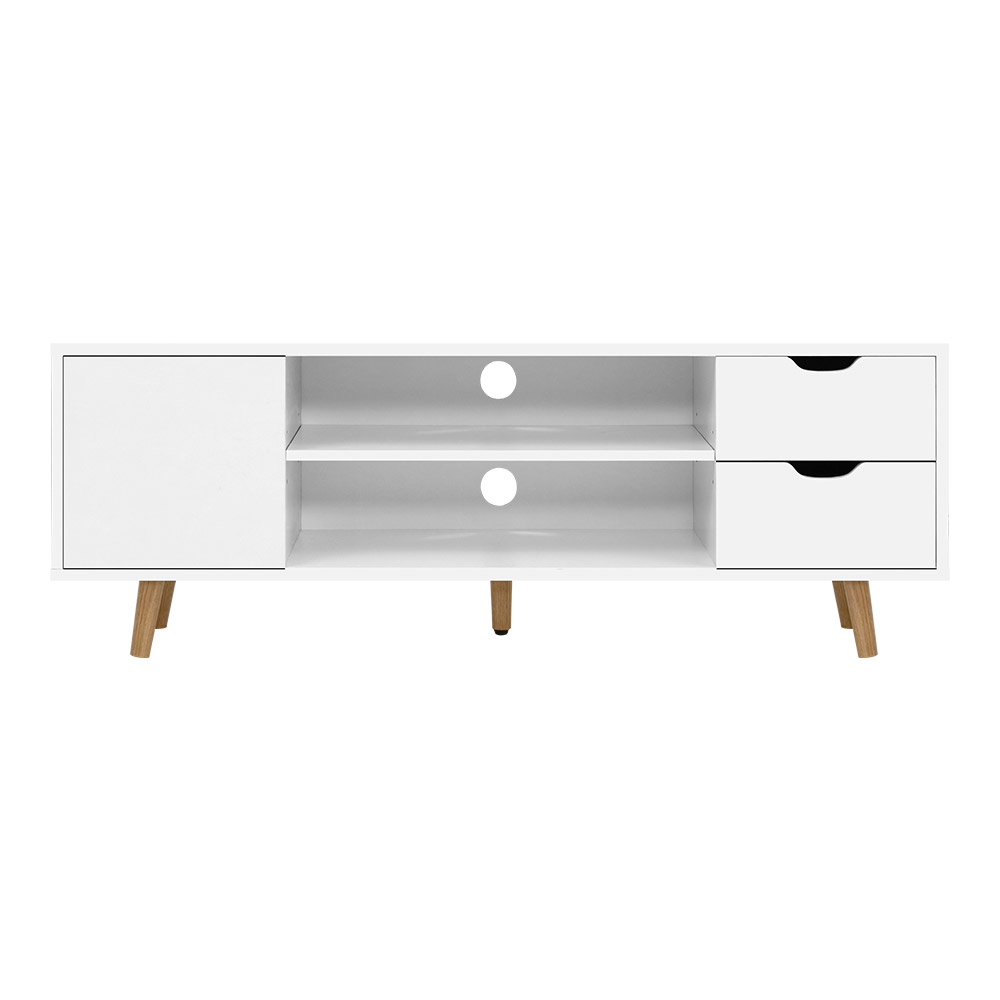 Artiss Larin TV Cabinet Entertainment Unit 120cm White view 5