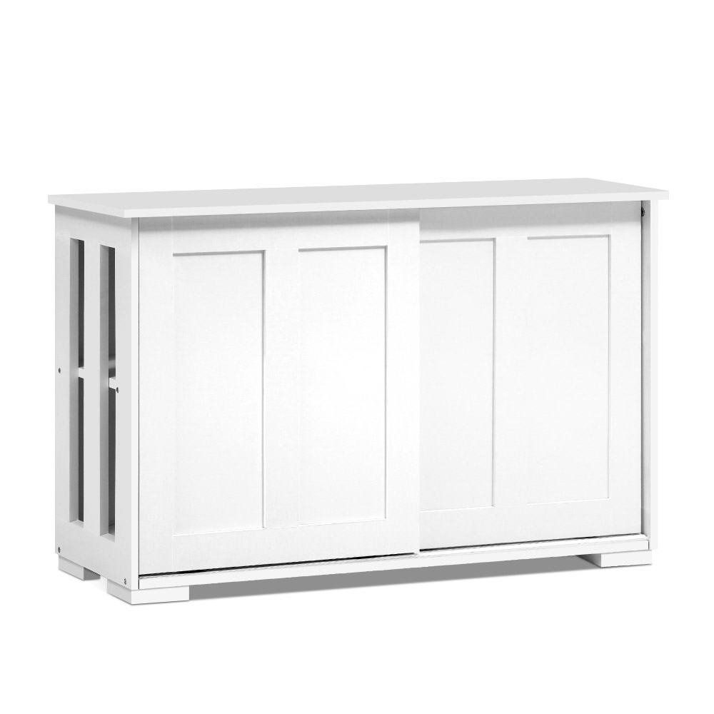 Artiss Sera Buffet Sideboard with Sliding Doors White
