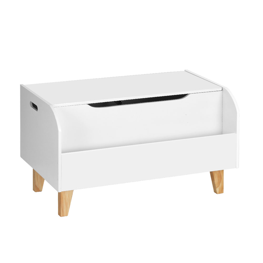 Keezi 2-in-1 Wooden Toy Box Chest Bookshelf