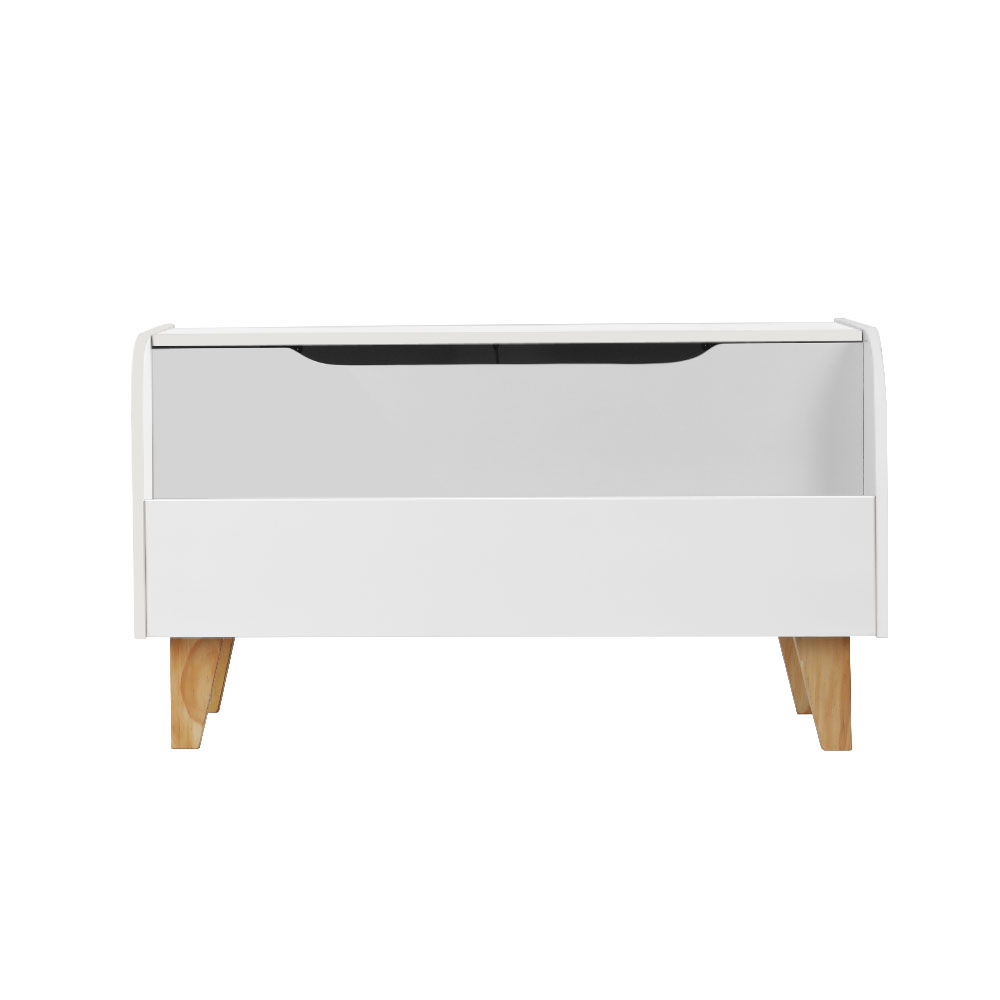 Keezi 2-in-1 Wooden Toy Box Chest Bookshelf view 3
