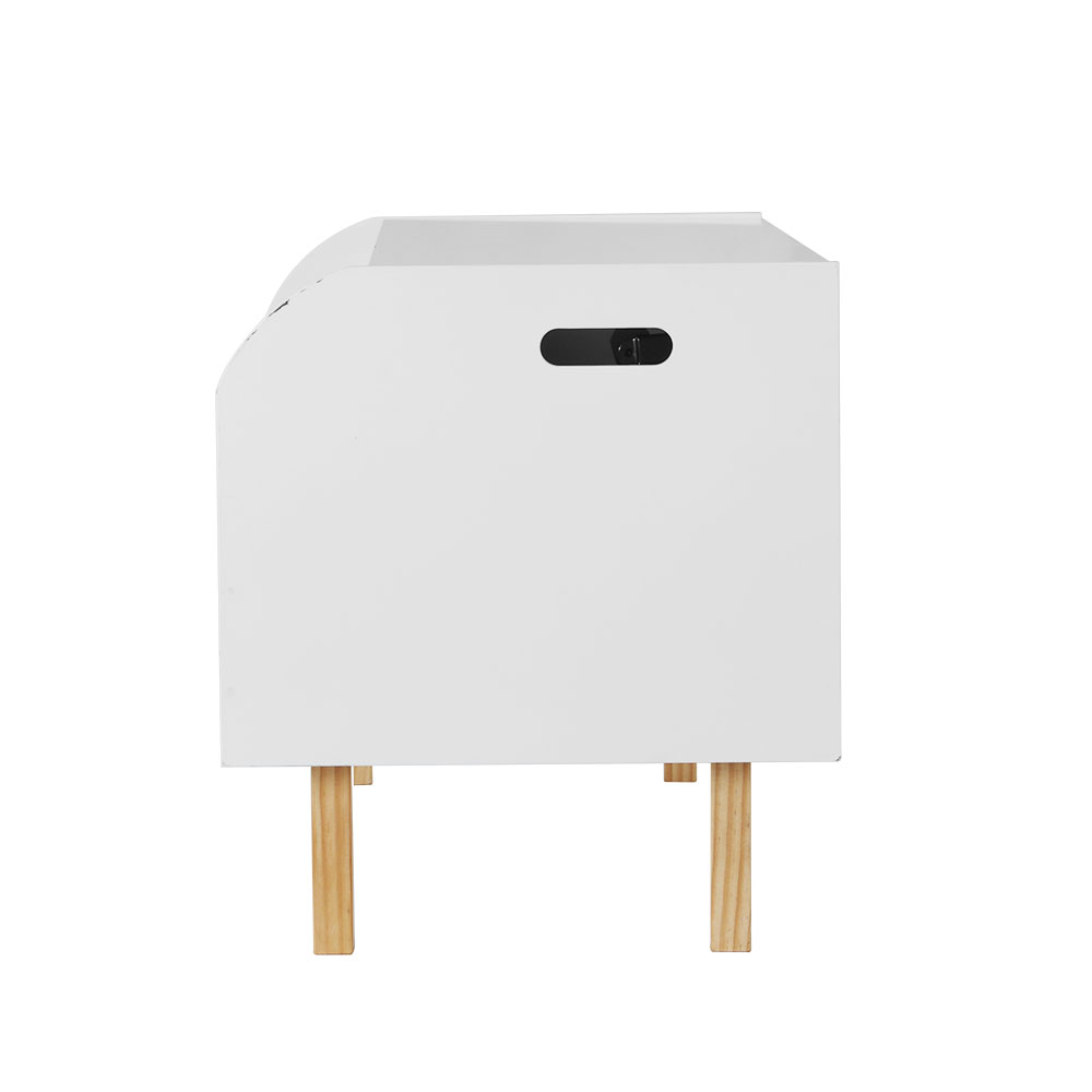 Keezi 2-in-1 Wooden Toy Box Chest Bookshelf view 4