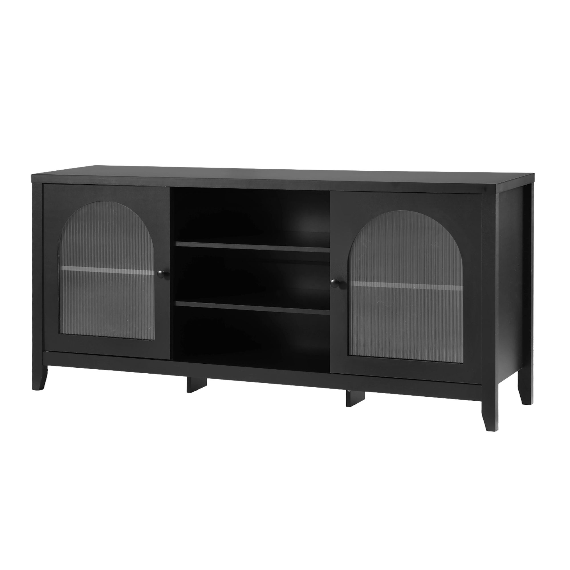 Artiss Buffet Sideboard with Double Doors Black