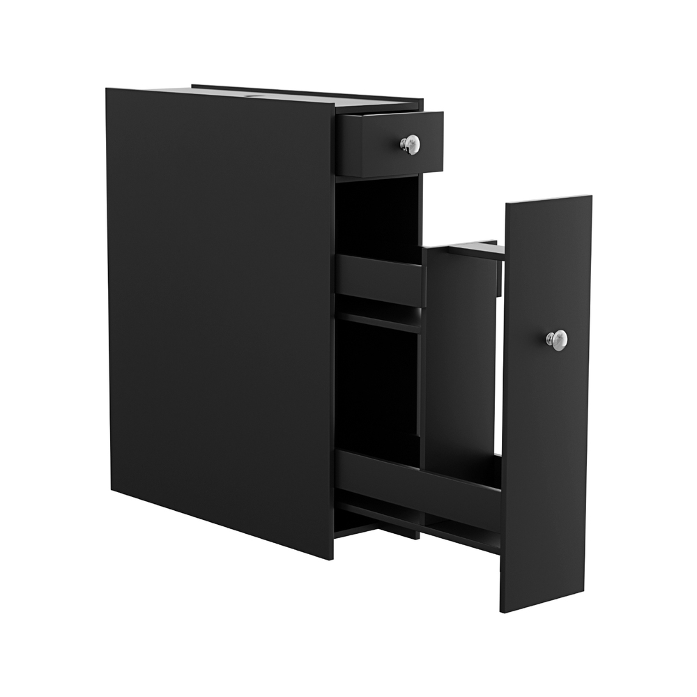 Artiss Wooden Storage Cabinet Tissue Caddy Black