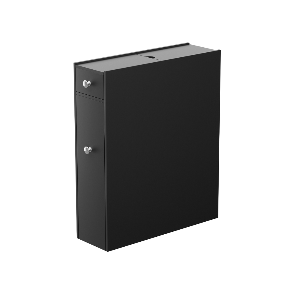 Artiss Wooden Storage Cabinet Tissue Caddy Black view 3