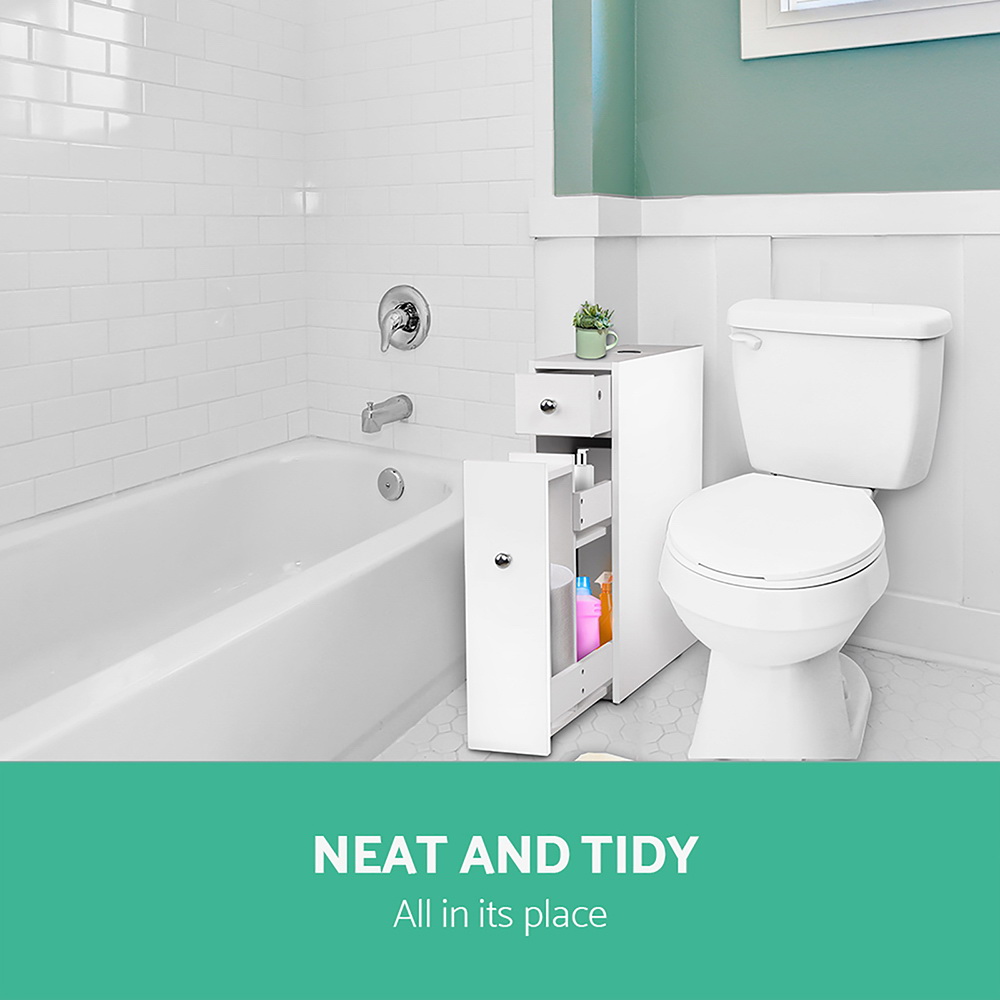 Artiss Bathroom Storage Cabinet Tissue Holder view 5