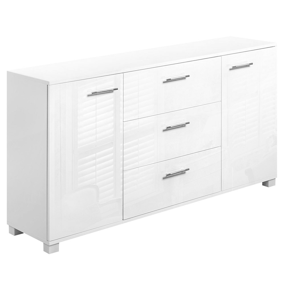 Artiss High Gloss Buffet Sideboard, White