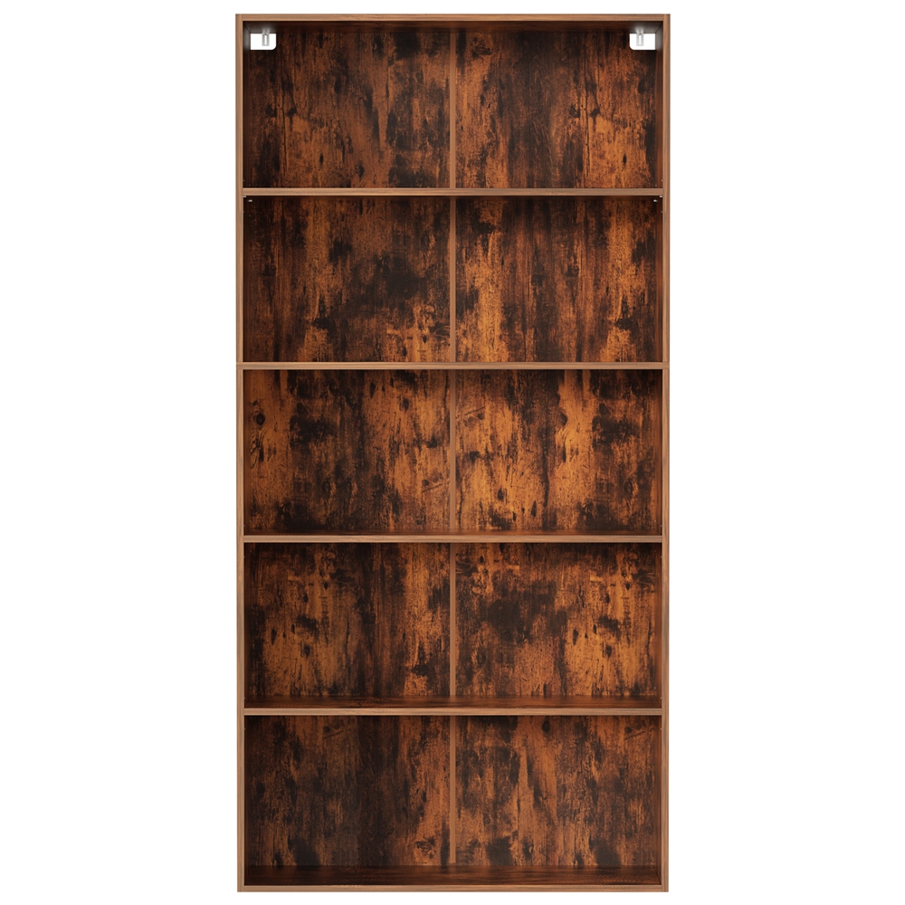 Artiss 5-Tier Bookshelf Walnut view 4