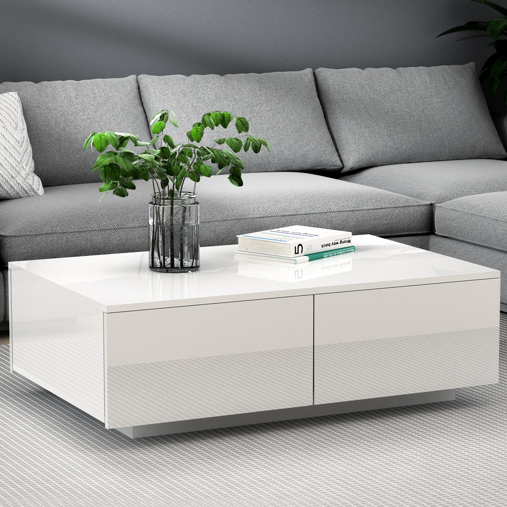Artiss Trevi Coffee Table 4 Drawers in 2 Colours
