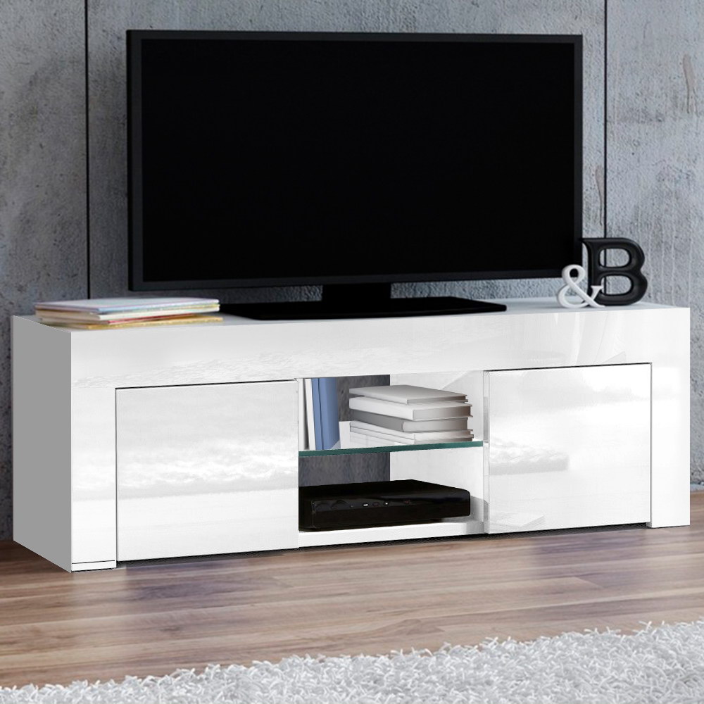 Artiss Ivan White TV Cabinet 130cm