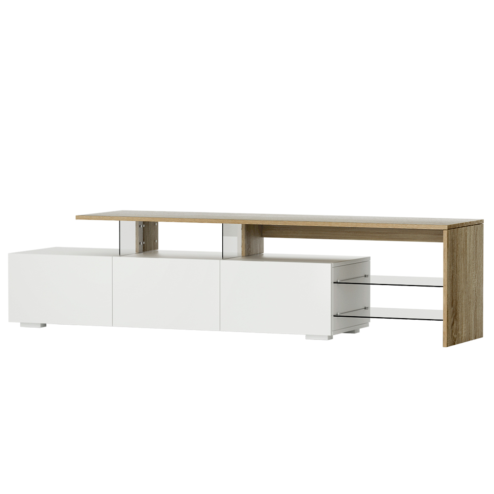 Artiss James TV Cabinet Entertainment Unit 180cm White Wood view 3