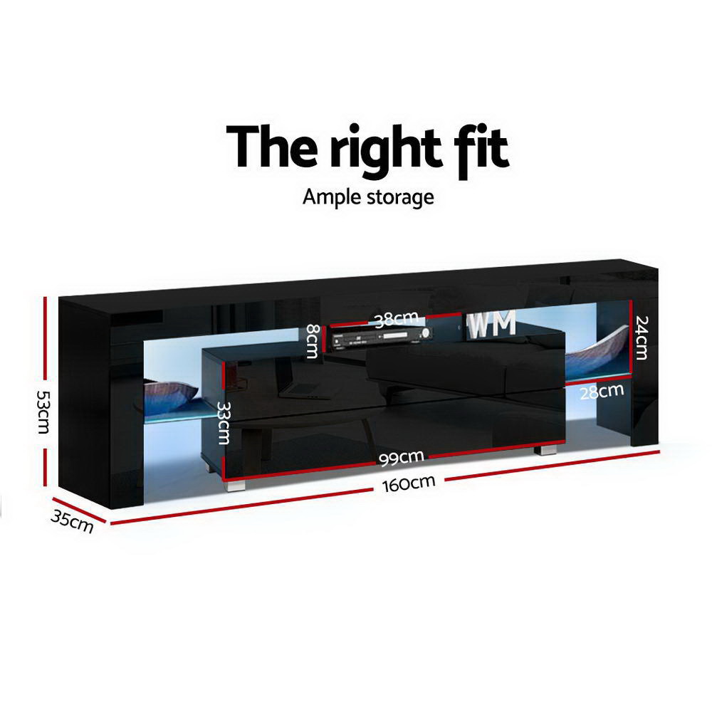 Artiss Elo LED TV Cabinet, Multiple Sizes & Colours view 4