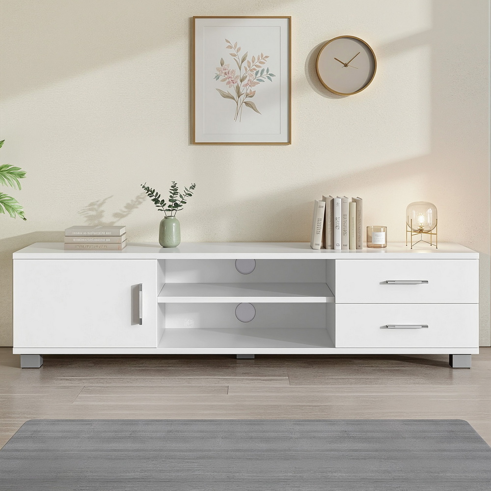 Artiss Dylan White TV Cabinet 120cm
