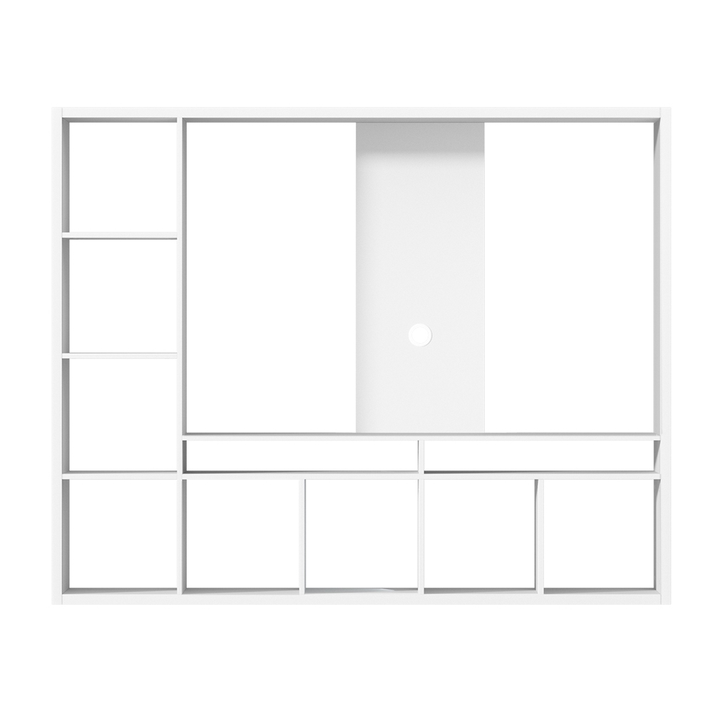 Artiss White TV Cabinet with Open Shelves 183cm view 3