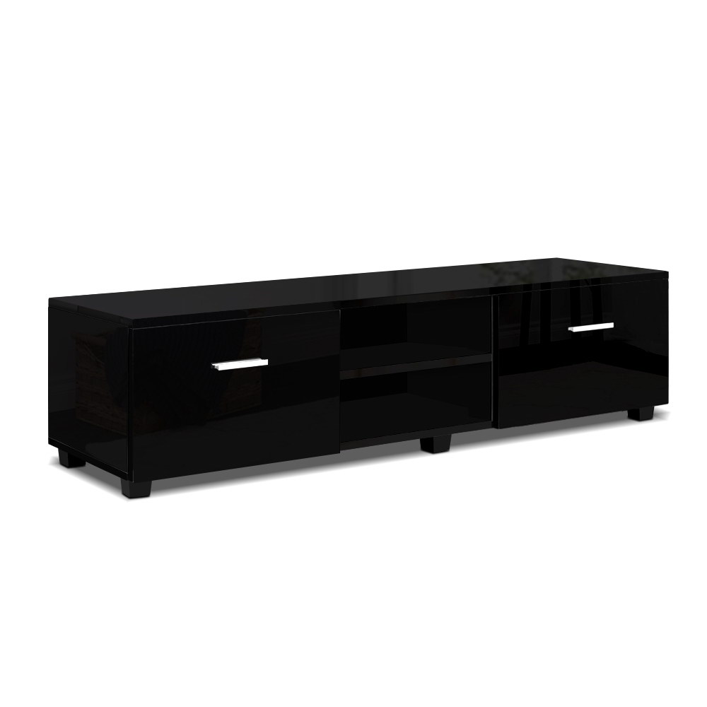 Artiss Jim Black TV Cabinet 140cm view 3