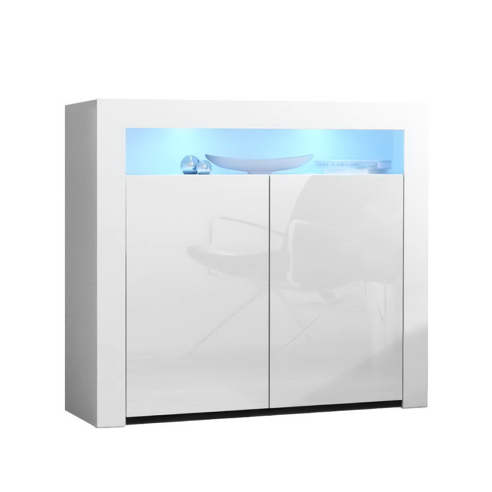 Artiss Arno LED Buffet Sideboard White