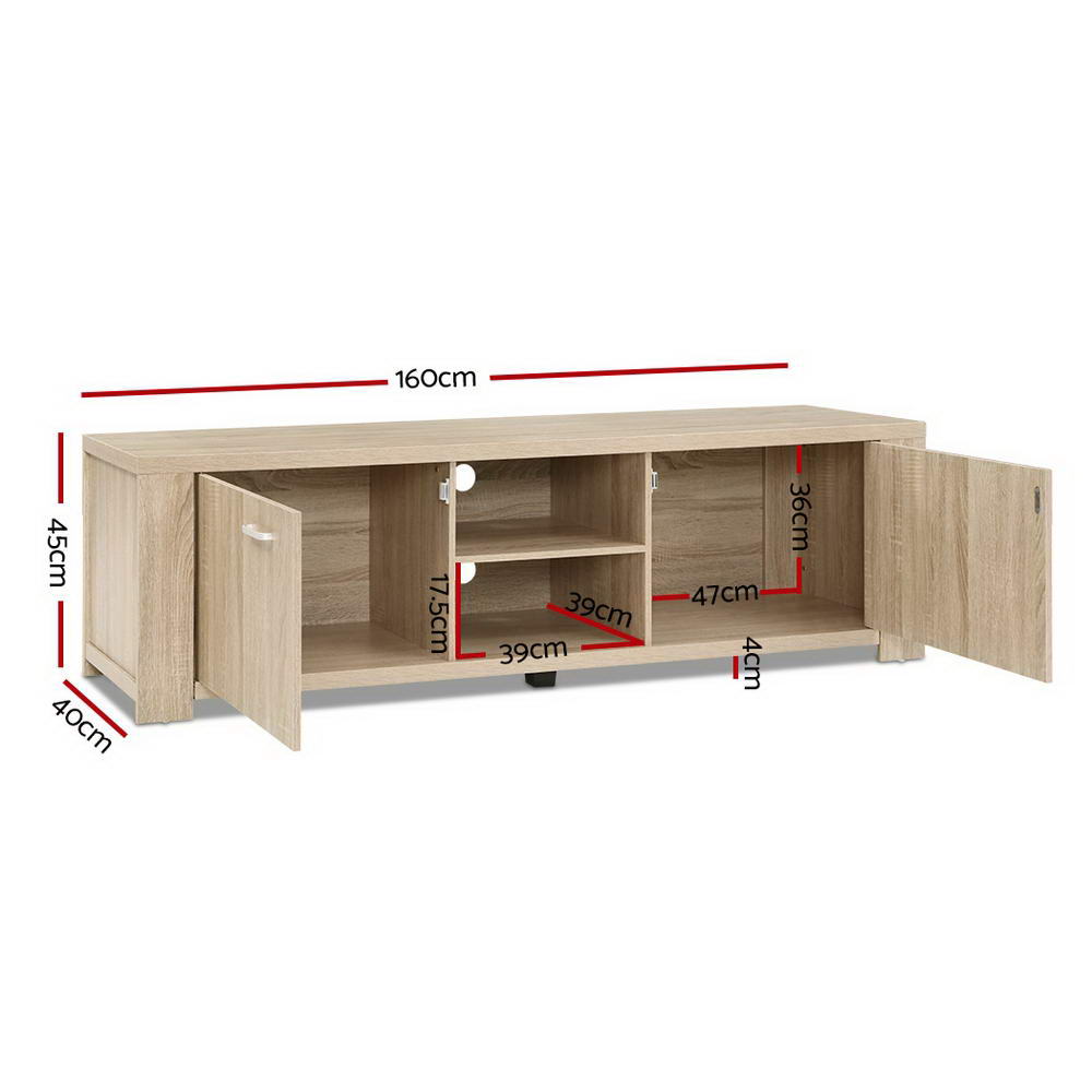 Artiss Maxi TV Cabinet Entertainment Unit 160cm in 2 Colours view 4