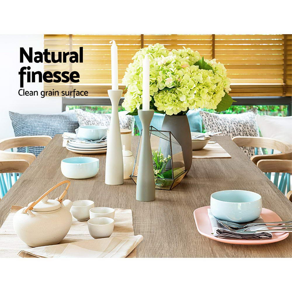 Artiss Rectangular Dining Table 4 Seater 120cm in 2 Colours view 4