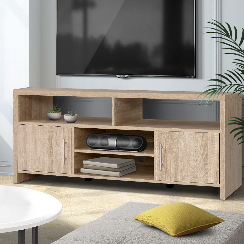Artiss Ken TV Cabinet Entertainment Unit 140cm Oak