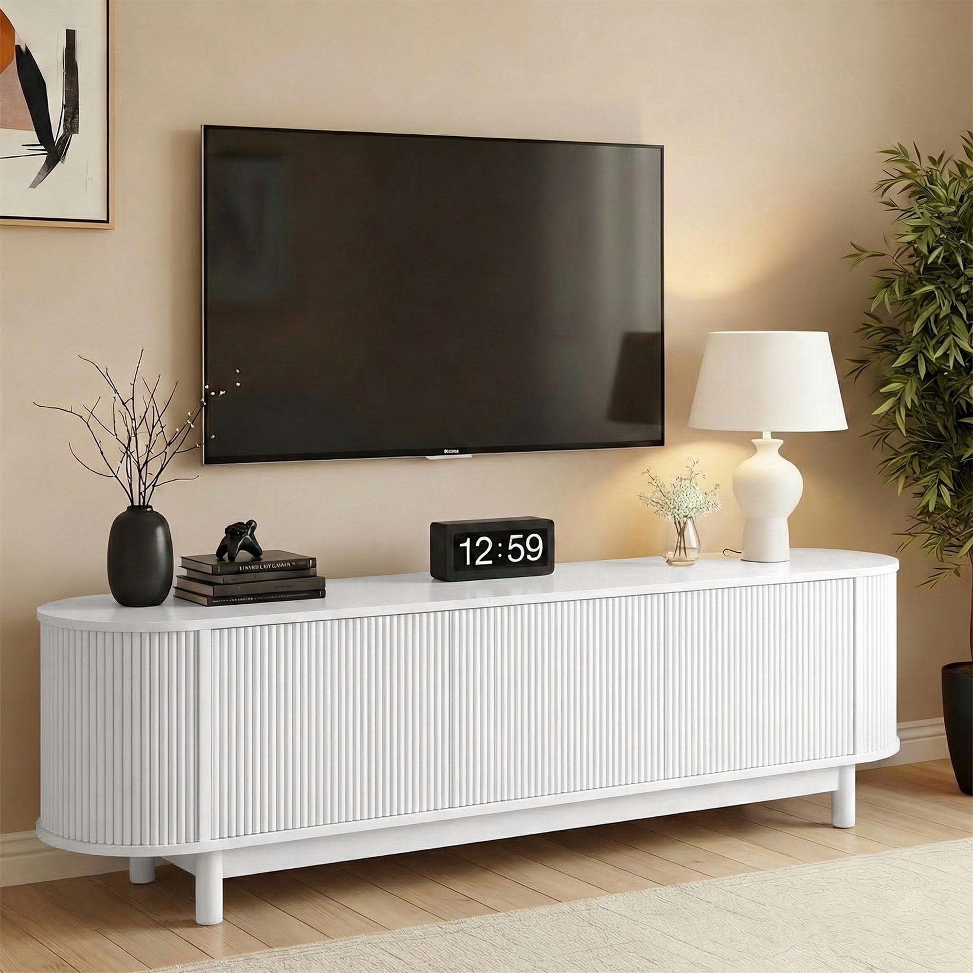Artiss TV Unit Entertainment Storage Cabinet 160cm in 2 Colours