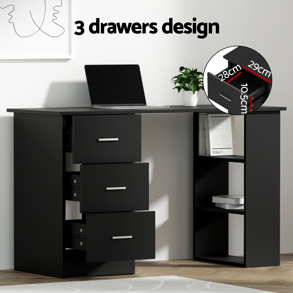 Artiss 120cm Computer Desk Office Chair Set in 2 Colours view 4
