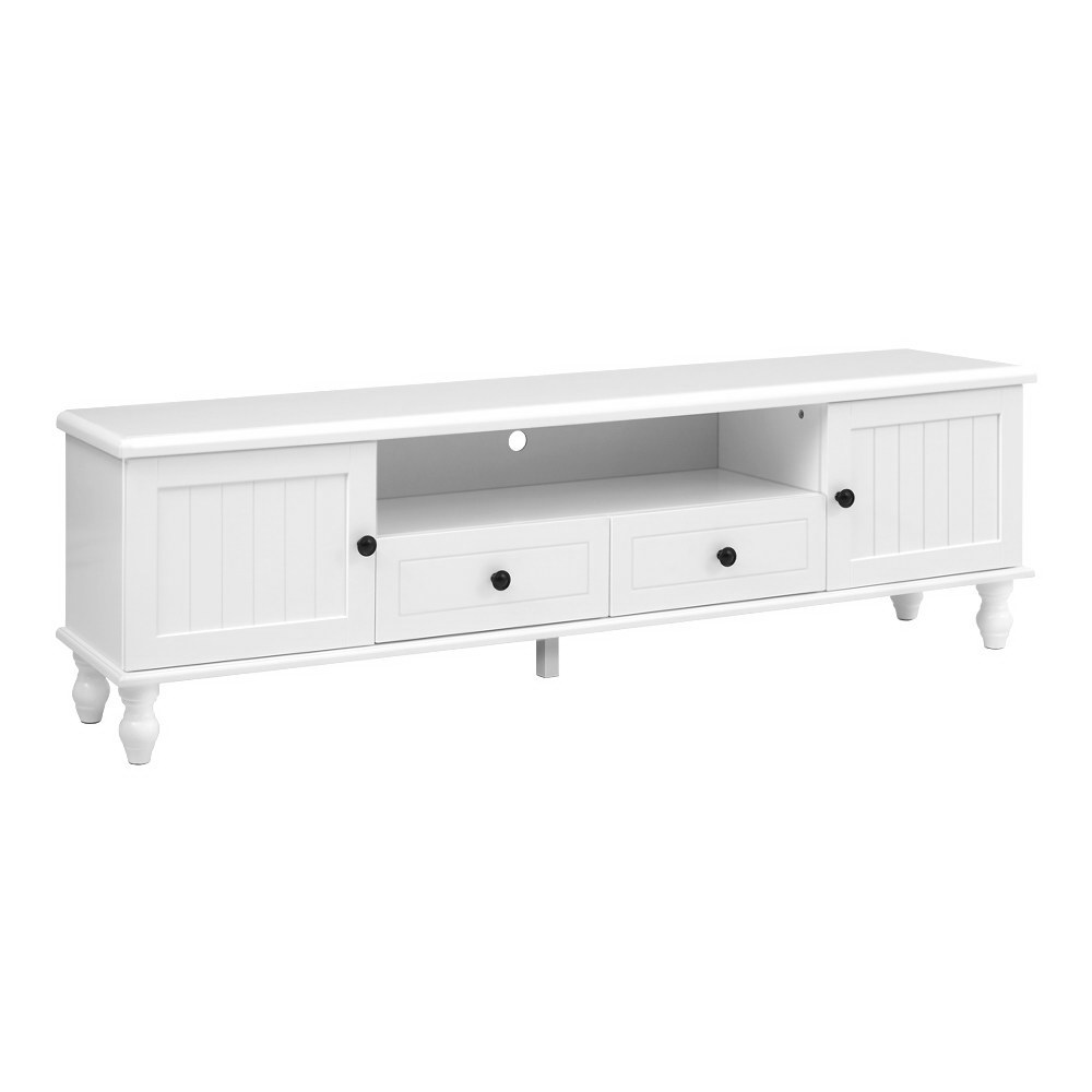 Artiss Kubi TV Cabinet Entertainment Unit 160cm White view 3