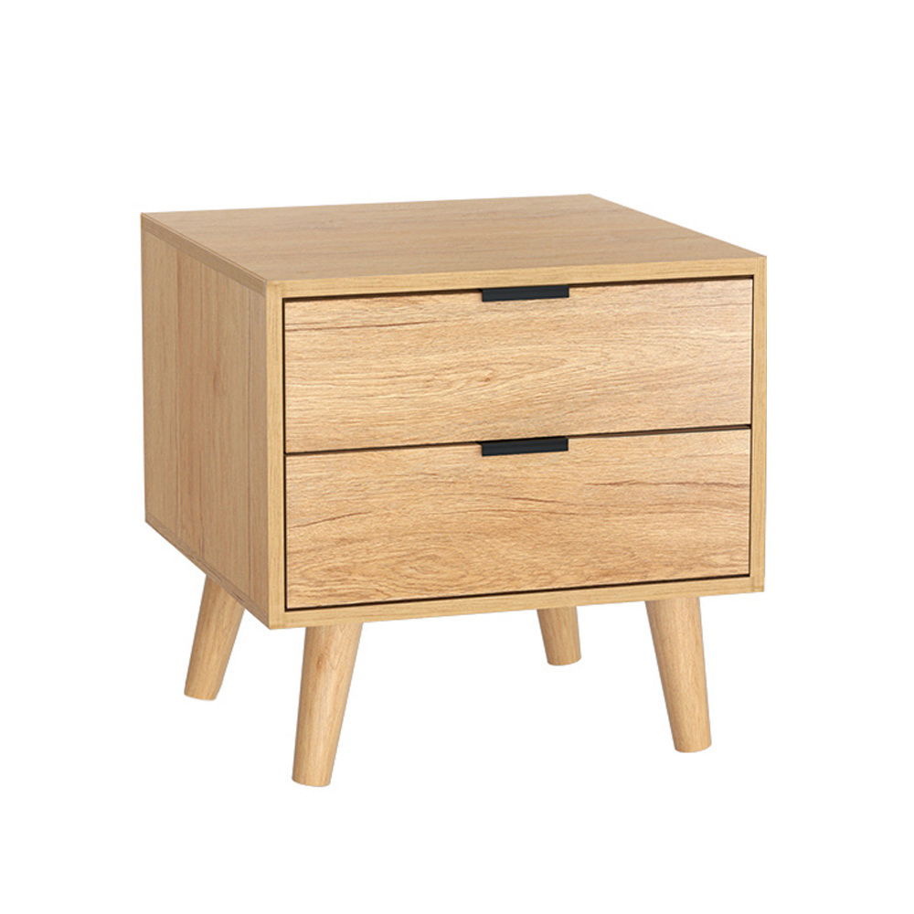 Artiss Bedside Table with 2 Drawers, in 2 Colours