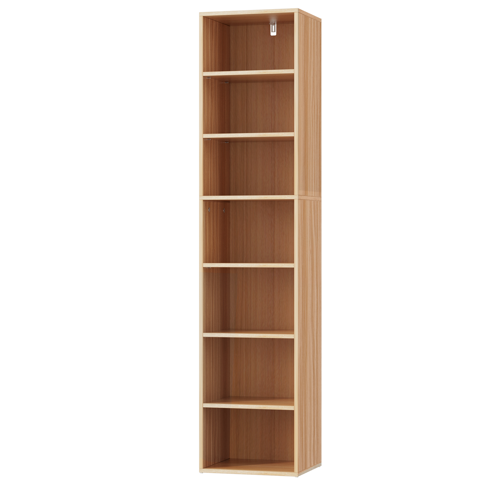 Artiss Milo Multi-Tier Bookshelf Pine view 3