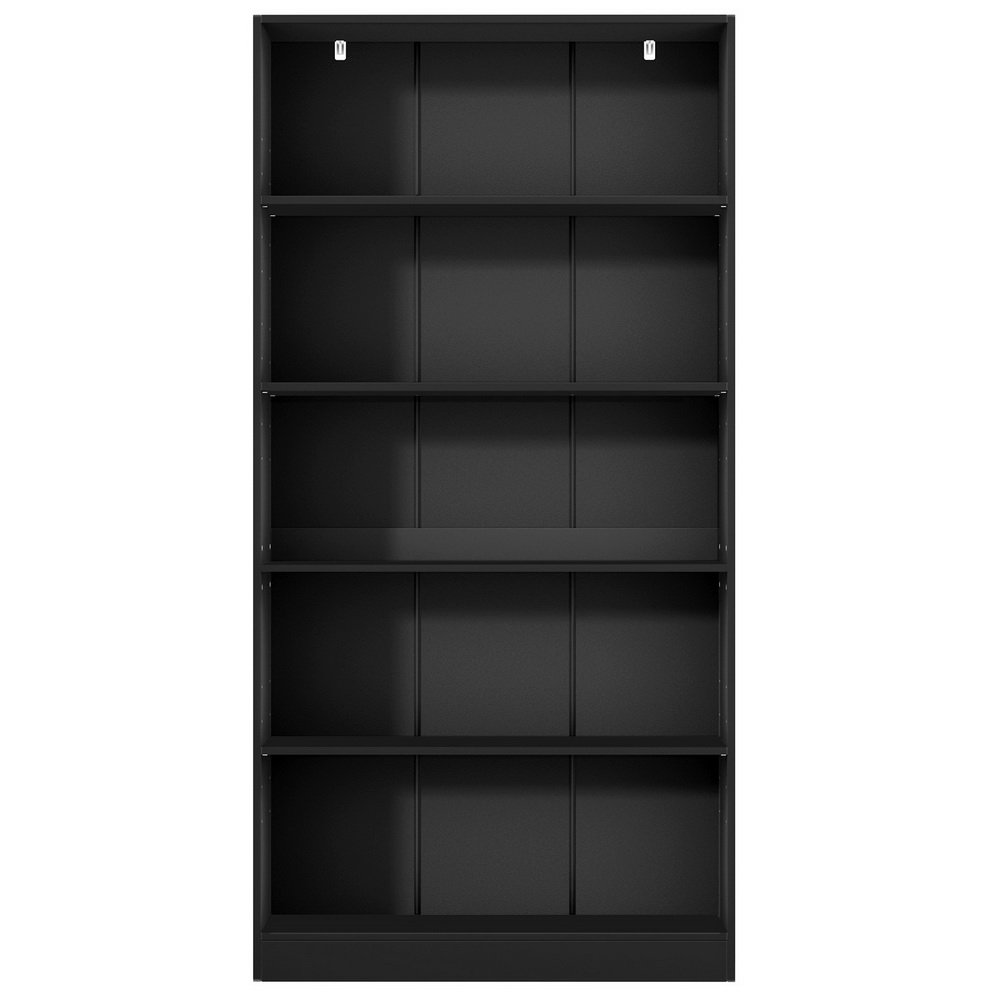 Artiss Anton 5-Tier Bookshelf Black view 5