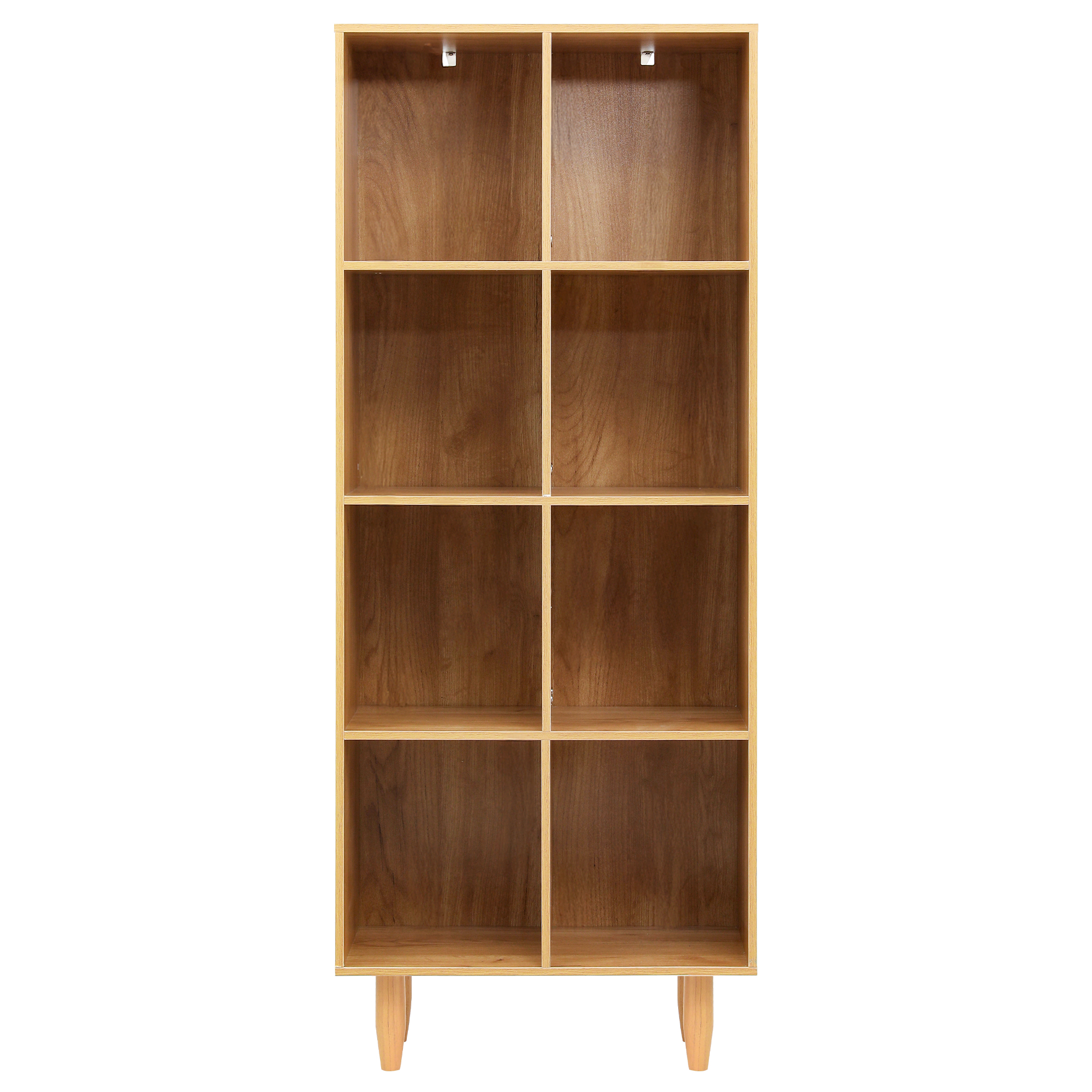 Artiss Leor 4-Tier Bookshelf Pine view 5