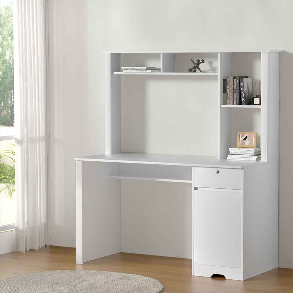 Artiss Computer Desk with Drawer Bookshelf and Cabinet