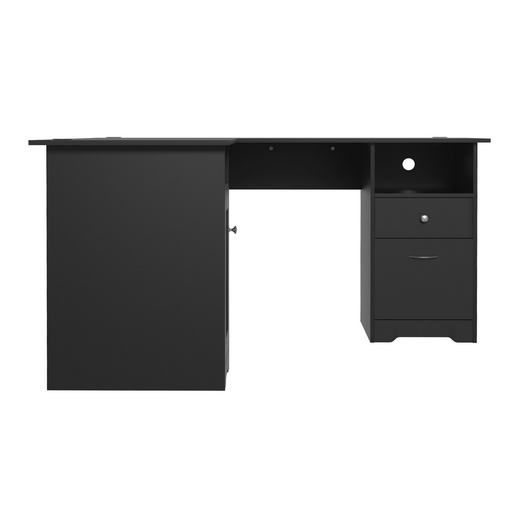 Artiss L-Shaped Corner Computer Desk with Storage view 3