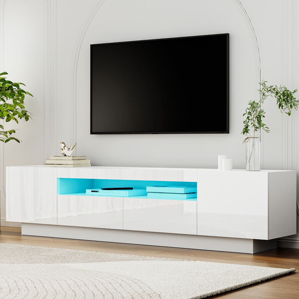 Artiss TV Unit Entertainment Storage Drawer RGB LED in 2 Colours