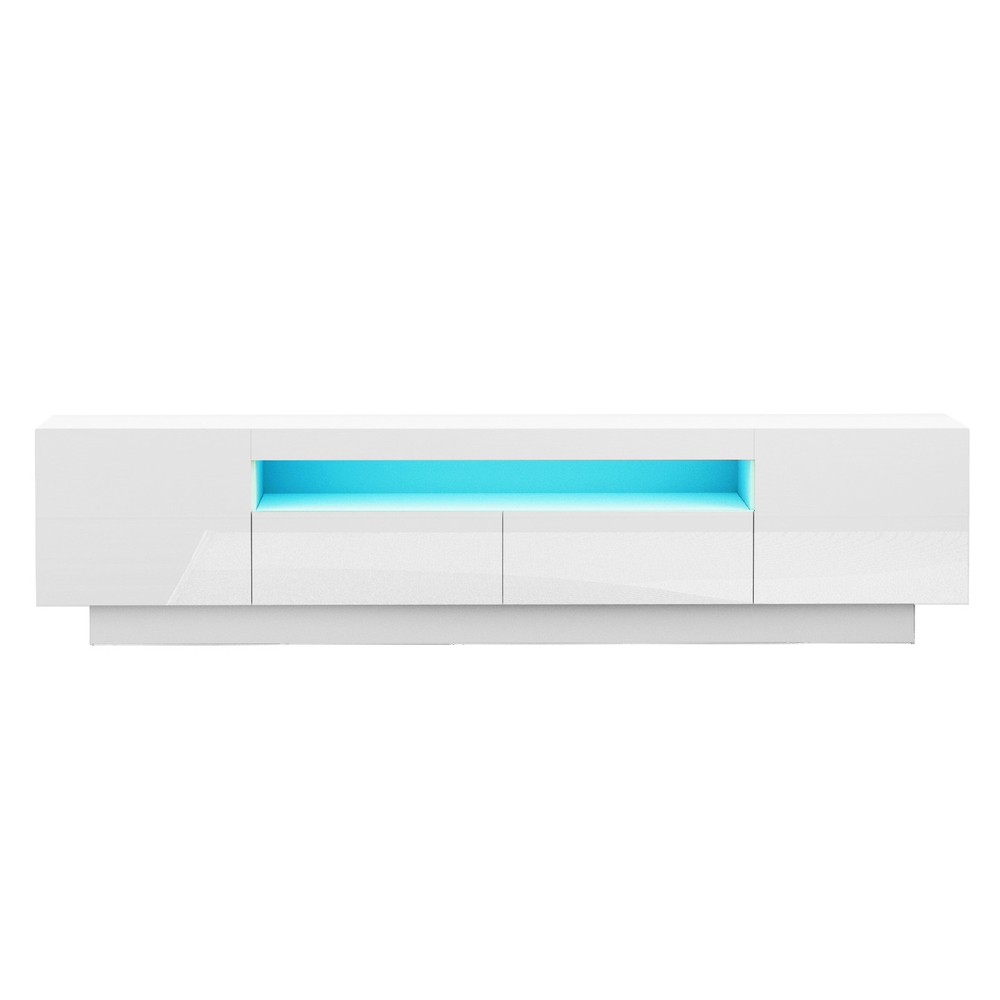 Artiss TV Unit Entertainment Storage Drawer RGB LED in 2 Colours view 5