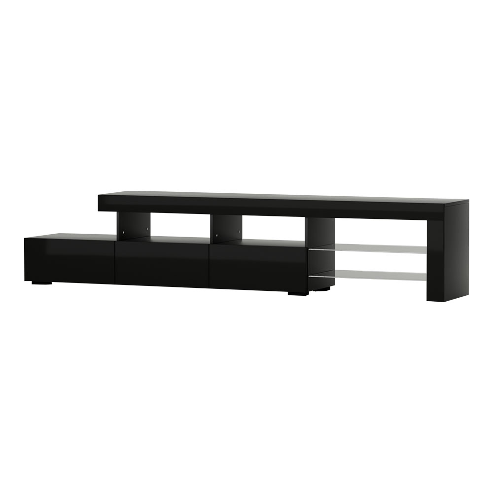 Artiss LED TV Cabinet Entertainment Unit Black in 2 Colours view 3